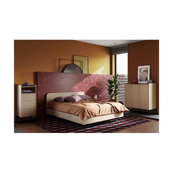 Ozolkoka imitācijas kumode, 125 x 49 cm Mara – TemaHome-image-3