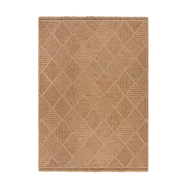 Dabīga toņa iekštelpu un āra paklājs 120x170 cm Nora Diamond – Flair Rugs