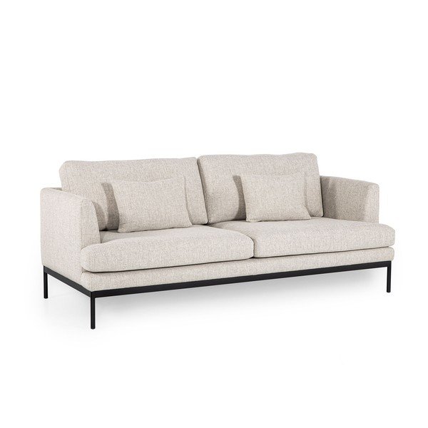 Gaiši bēšs dīvāns Ndesign Pearl, platums 204 cm-image-1