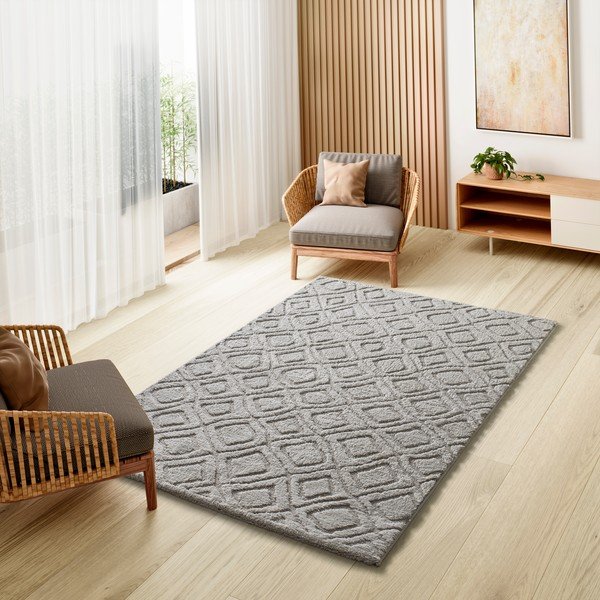 Pelēks paklājs 190x285 cm Juno – Universal-image-1