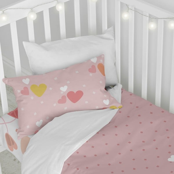 Kokvilnas bērnu gultas veļa 115x145 cm Dancing – Mr. Fox-image-1