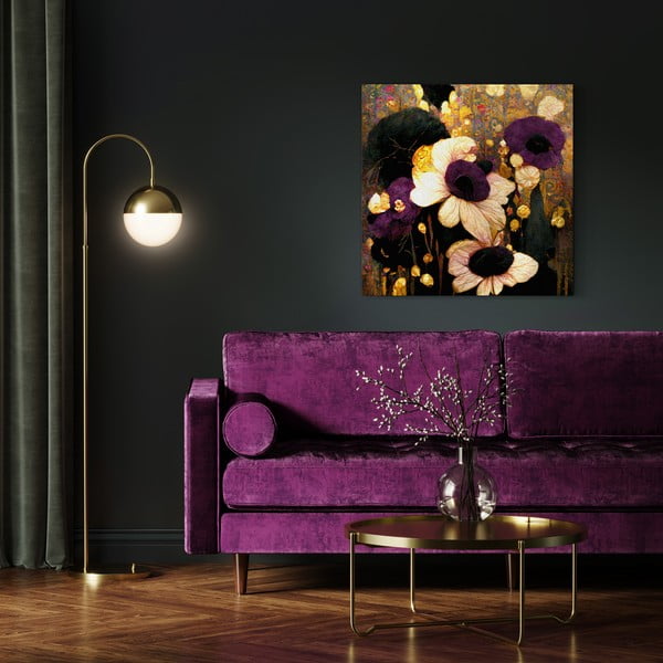 Glezna 60x60 cm Golden Meadow – Styler-image-1