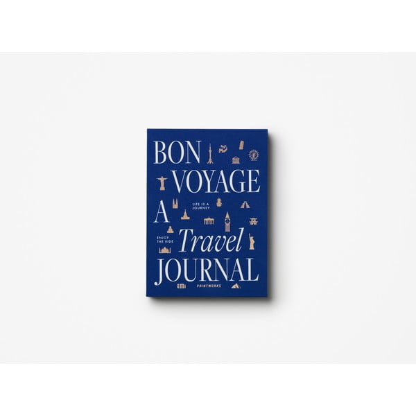 Pierakstu klade 104 lpp. Bon Voyage Travel Journal – Printworks-image-3