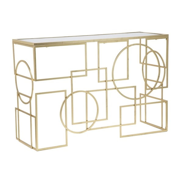 Zelta krāsas konsoles galds 41x120 cm Marie – Mauro Ferretti-image-1