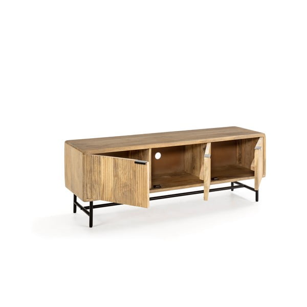 Dabīga toņa mango masīvkoka TV galdiņš 145x50x40 cm Mundra – MOME-image-4