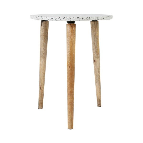 Apaļš kafijas galdiņš ar terraco virsmu ø 42 cm Terrazzo – Jardin d'Ulysse-image-3
