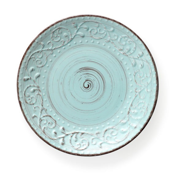 Tirkīza māla šķīvis Brandani Serendipity, ⌀ 27,5 cm