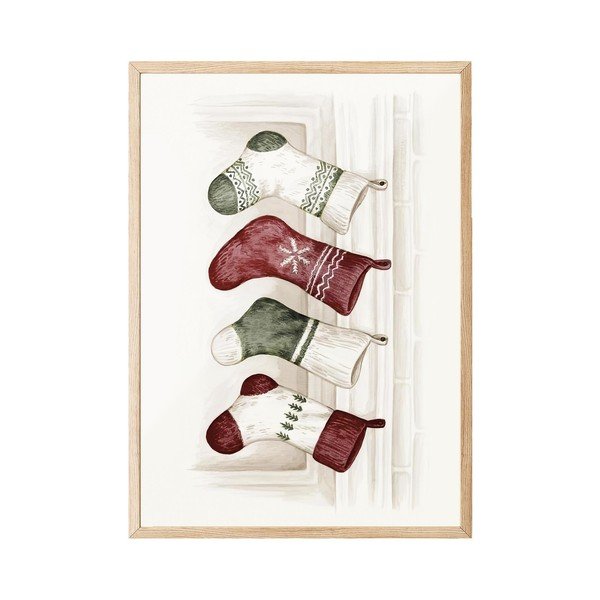 Drukāta glezna ar rāmi 30x40 cm – Wallity