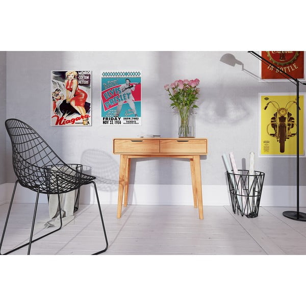 Dižskābarža koka tualetes galdiņš 90x40 cm Greg – The Beds-image-3