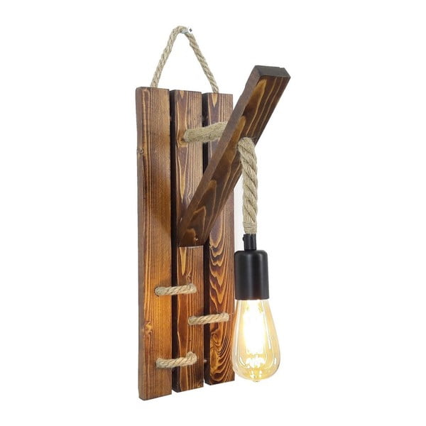 Sienas lampa no priedes koka Niki-image-2