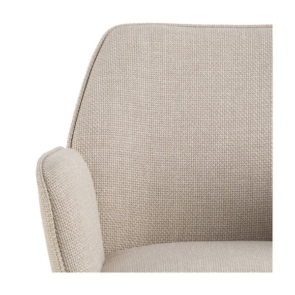 Bēšs bāra krēsls ar regulējamu augstumu/ar roku balstiem (sēdekļa augstums 85 cm) Glenda – Actona-image-4