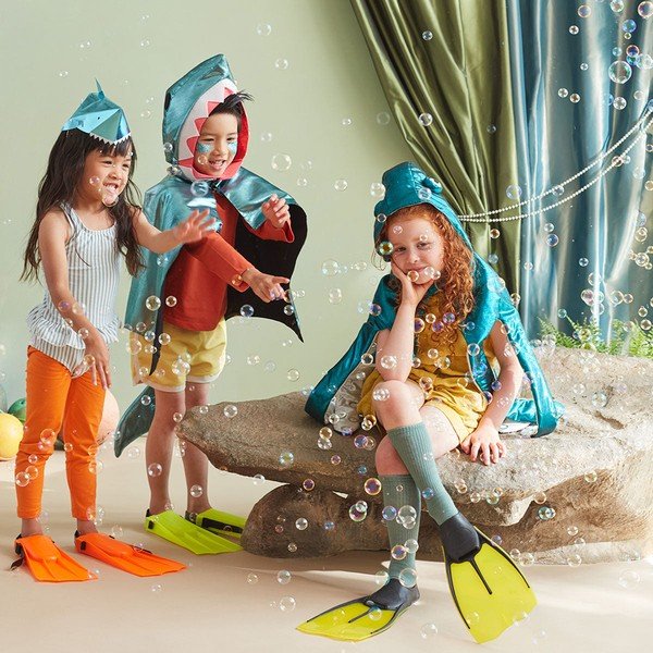 Papīra cepures (8 gab.) Shark – Meri Meri-image-1