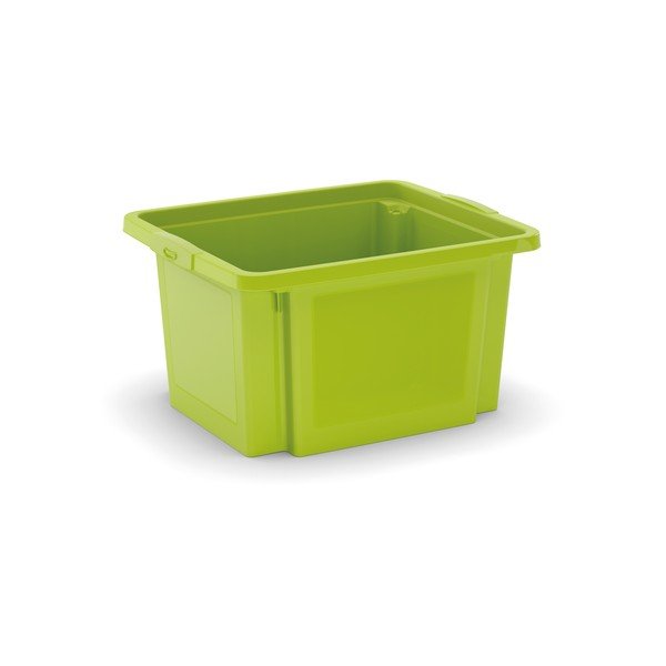 Zaļa plastmasas uzglabāšanas kaste 42x35x23 cm H-Box S – KIS