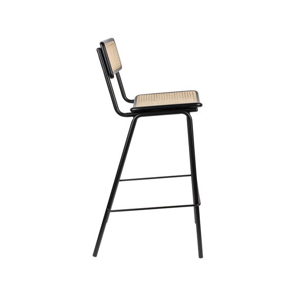 Melni rotangpalmas bāra krēsli (2 gab.) 106 cm Jort – Zuiver-image-3