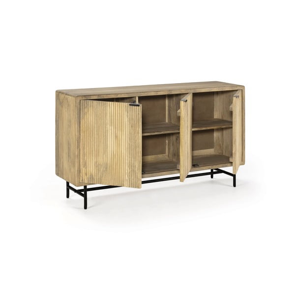 Dabīga toņa mango masīvkoka kumode 150x85x40 cm Mundra – MOME-image-3