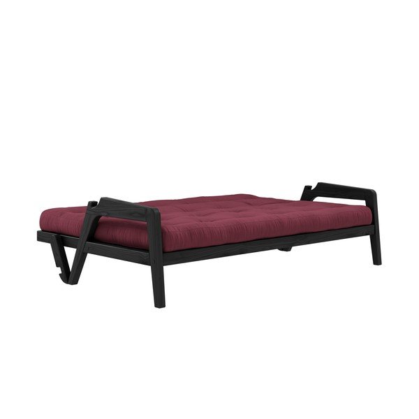 Sarkans izvelkamais dīvāns 204 cm Grab – Karup Design-image-4