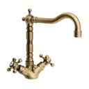 Bronzas krāsas stāvošs jaucējkrāns izlietnei Antea – Sapho