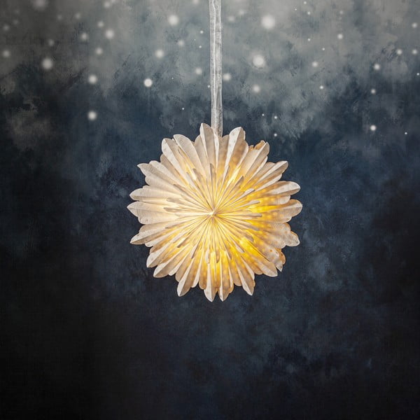 Balts gaismas dekors ar Ziemassvētku motīvu Cloud – Star Trading-image-1