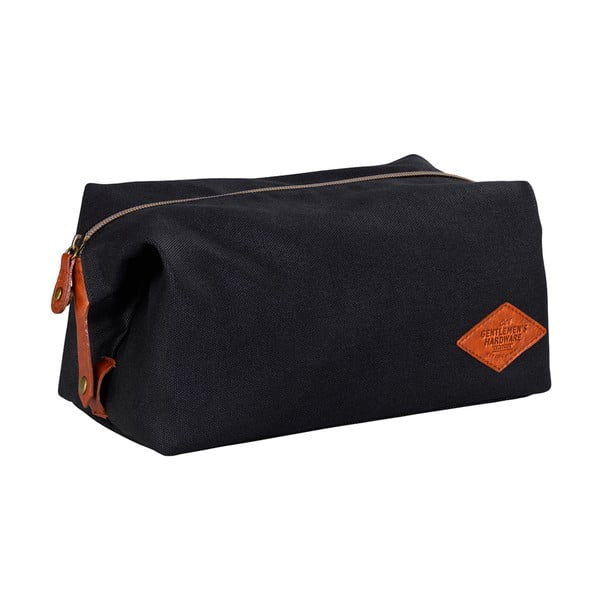 Melna džentlmeņu tualetes piederumu somiņa Gentlemen's Hardware-image-1