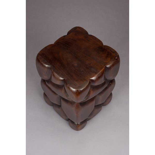 Mango masīvkoka sānu galdiņš 30x30 cm Brooklyn – Dutchbone-image-3