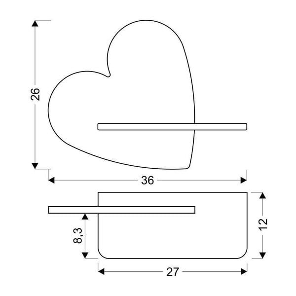 Zils bērnu gaismeklis Heart – Candellux Lighting-image-2