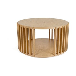 Ozolkoka kafijas galdiņš Woodman Drum, ø 83 cm