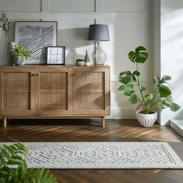 Pelēks mazgājams paklājs 60x218 cm Verve Jaipur – Flair Rugs-image-1