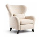 Krēmkrāsas atzveltnes krēsls Miuform Miuf