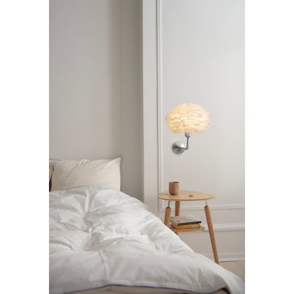 Sudraba krāsas metāla sienas lampa bez abažūra Santé – UMAGE-image-1