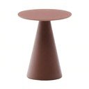 Apaļš sānu galdiņš ar stikla galda virsmu ø 35 cm Wilshire – Kave Home