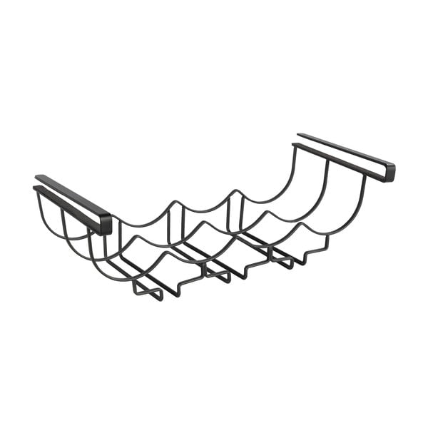 Melns metāla glāžu statīvs Wenko-image-1