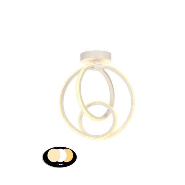 Balta metāla LED griestu lampa Neo – Squid Lighting-image-2