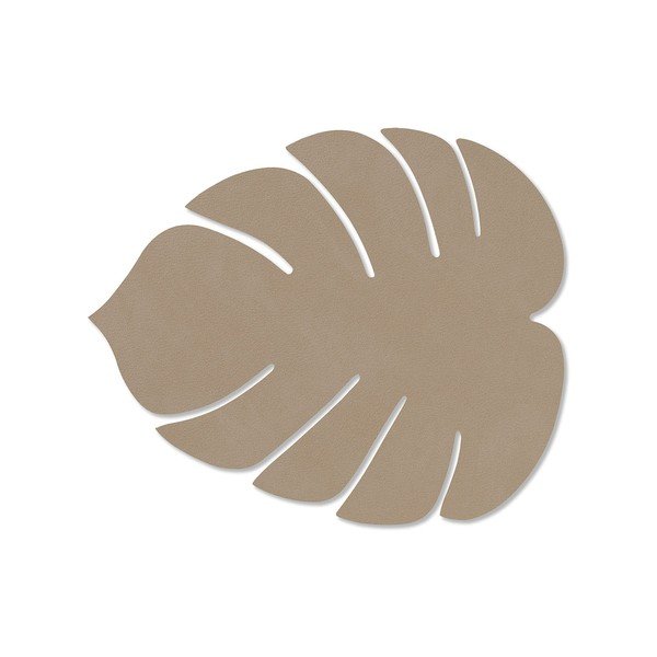 Galda paliktnis no ekoloģiskās ādas 22x26 cm Monstera Leaf Nupo – LIND DNA
