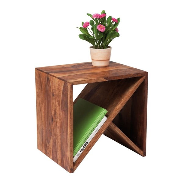 Kare Design Zigzagveida rožkoka sānu galdiņš