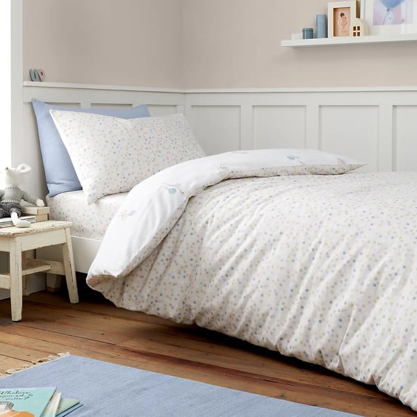 Flaneļa bērnu gultas veļa 120x150 cm Balloons Spot – Bianca-image-2