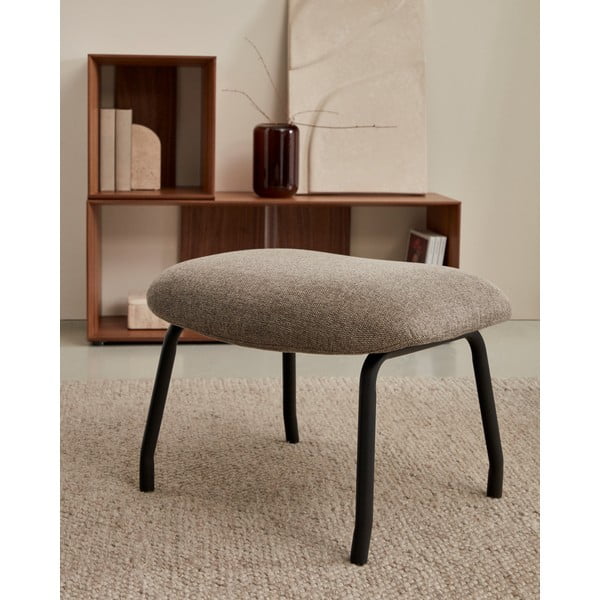 Brūns pufs Belina – Kave Home-image-4