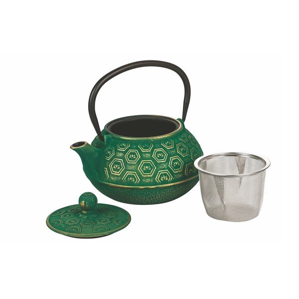 Zaļā čuguna tējkanna Villa d'Este Hosaka, 800 ml-image-1