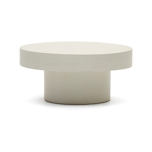 Betona apaļš dārza kafijas galdiņš ø 66 cm Aiguablava – Kave Home-image-2