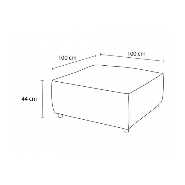 Tumši zils velveta kāju soliņš Nihad modular – Bobochic Paris-image-4