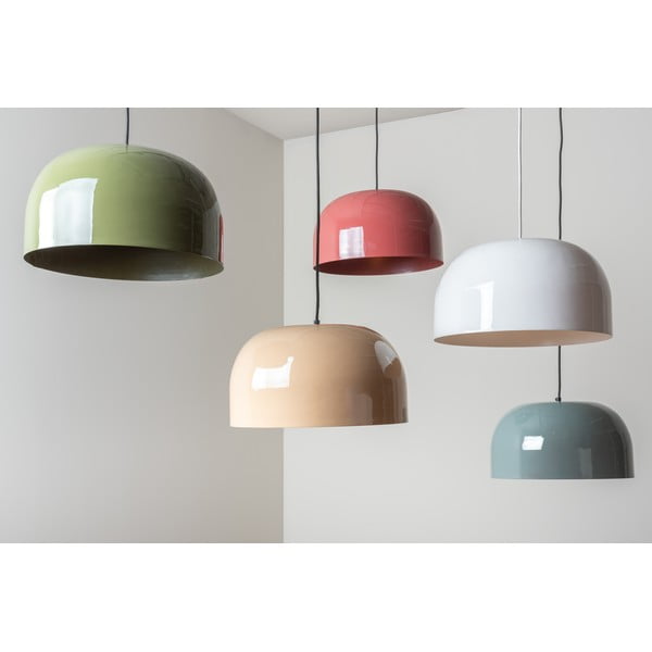 Balta piekaramā lampa ar metāla abažūru ø 40 cm Dome – Leitmotiv-image-1
