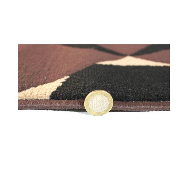 Tumši brūns paklājs Flair Rugs Carnaby Chocolate, 60 x 110 cm-image-3