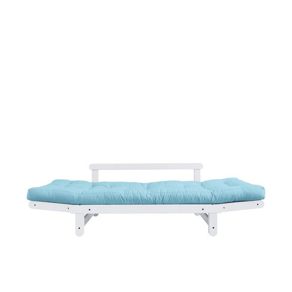Izvelkamais dīvāns Karup Design Beat White/Light Blue-image-4