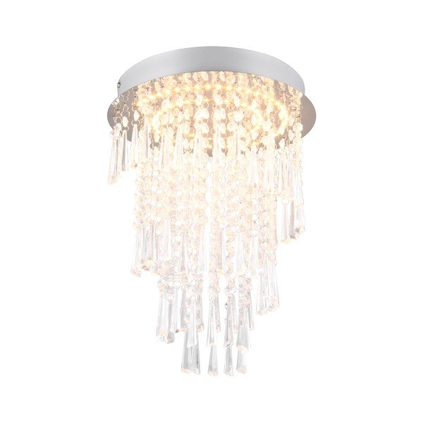 Sudraba krāsas LED griestu lampa ø 30 cm Pomp – Reality-image-1