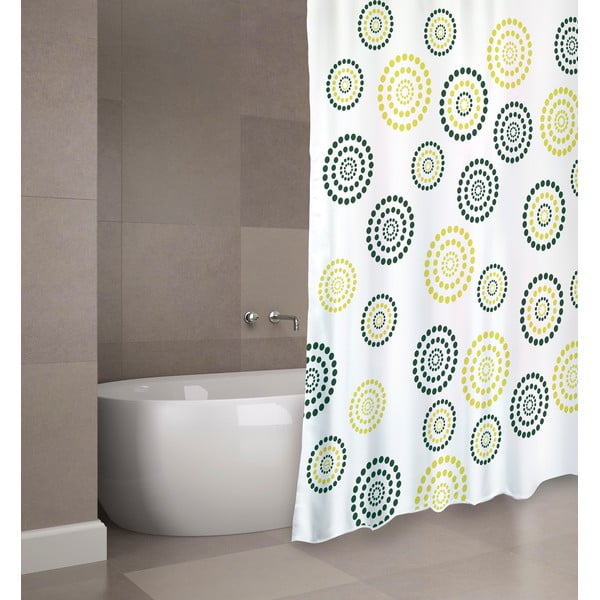 Dušas aizkars 180x200 cm Dots – MSV-image-2