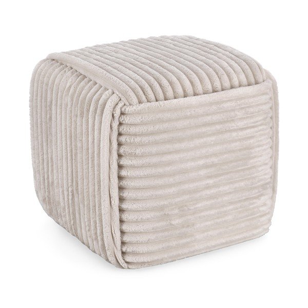 Gaiši pelēks pufs Cube – Bizzotto