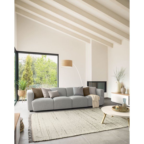 Spilvendrāna no šenila 45x45 cm Galene – Kave Home-image-3