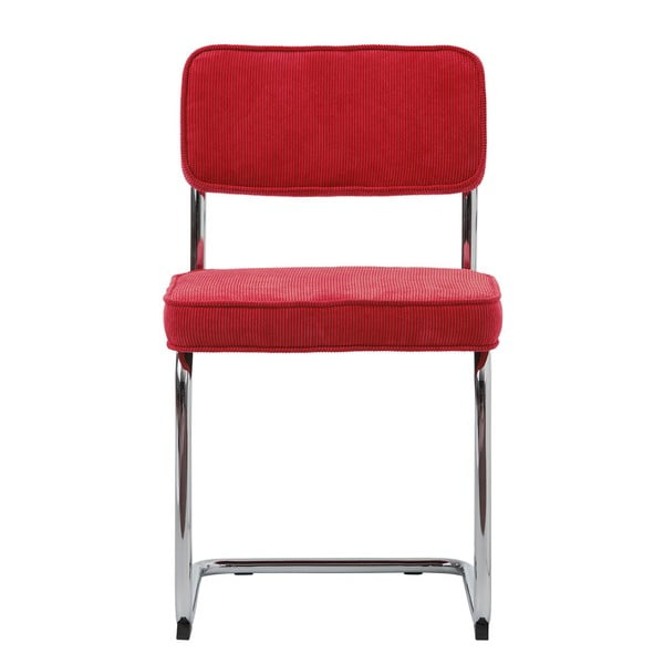 Aveņu sarkanais pusdienu krēsls Unikālas mēbeles Rupert Bauhaus