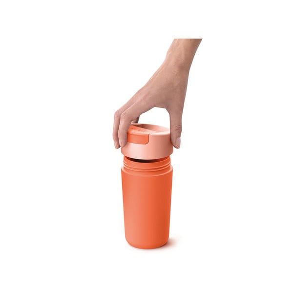 Oranža ceļojumu krūze 450 ml Sipp – Joseph Joseph-image-3