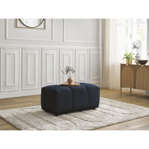 Zils kāju soliņš no buklē auduma Roxelane – Bobochic Paris-image-4