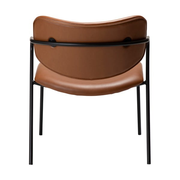 Konjaka brūns mākslīgās ādas krēsls Zed – DAN-FORM Denmark-image-4